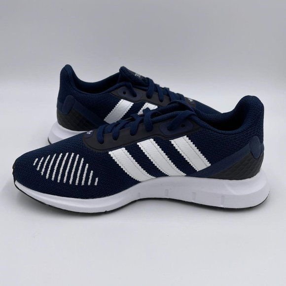 Adidas Swift Run RF Navy / White Shoes - Picture 2 of 8